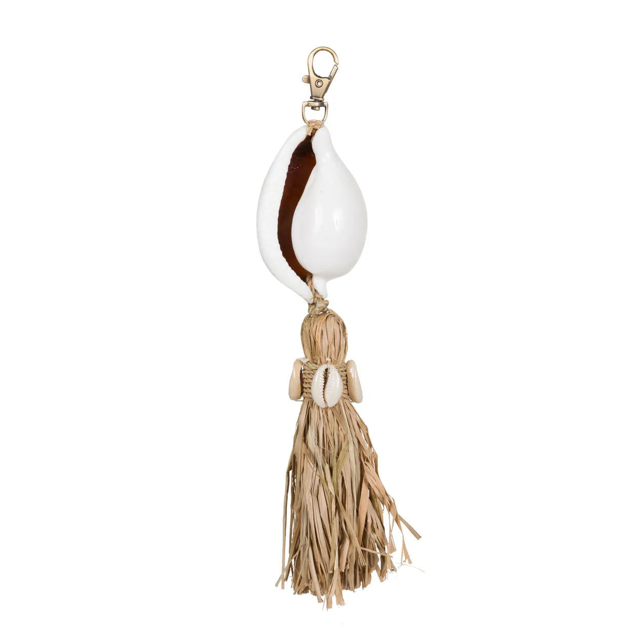 Bazarbizar-The Kubu Keychain - White Natural