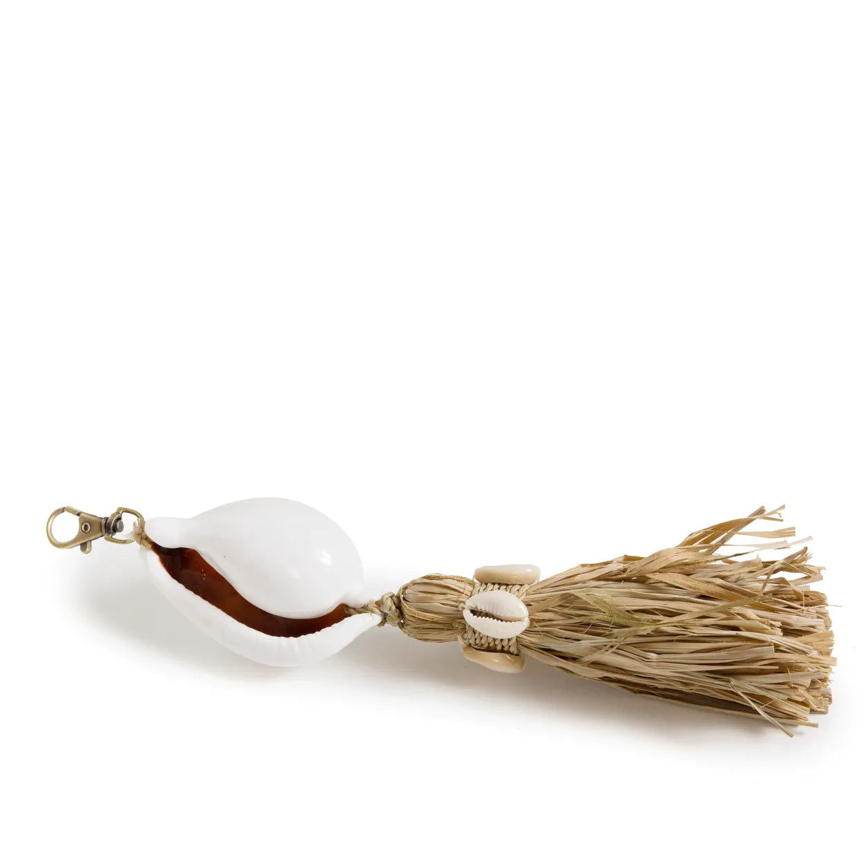 Bazarbizar-The Kubu Keychain - White Natural