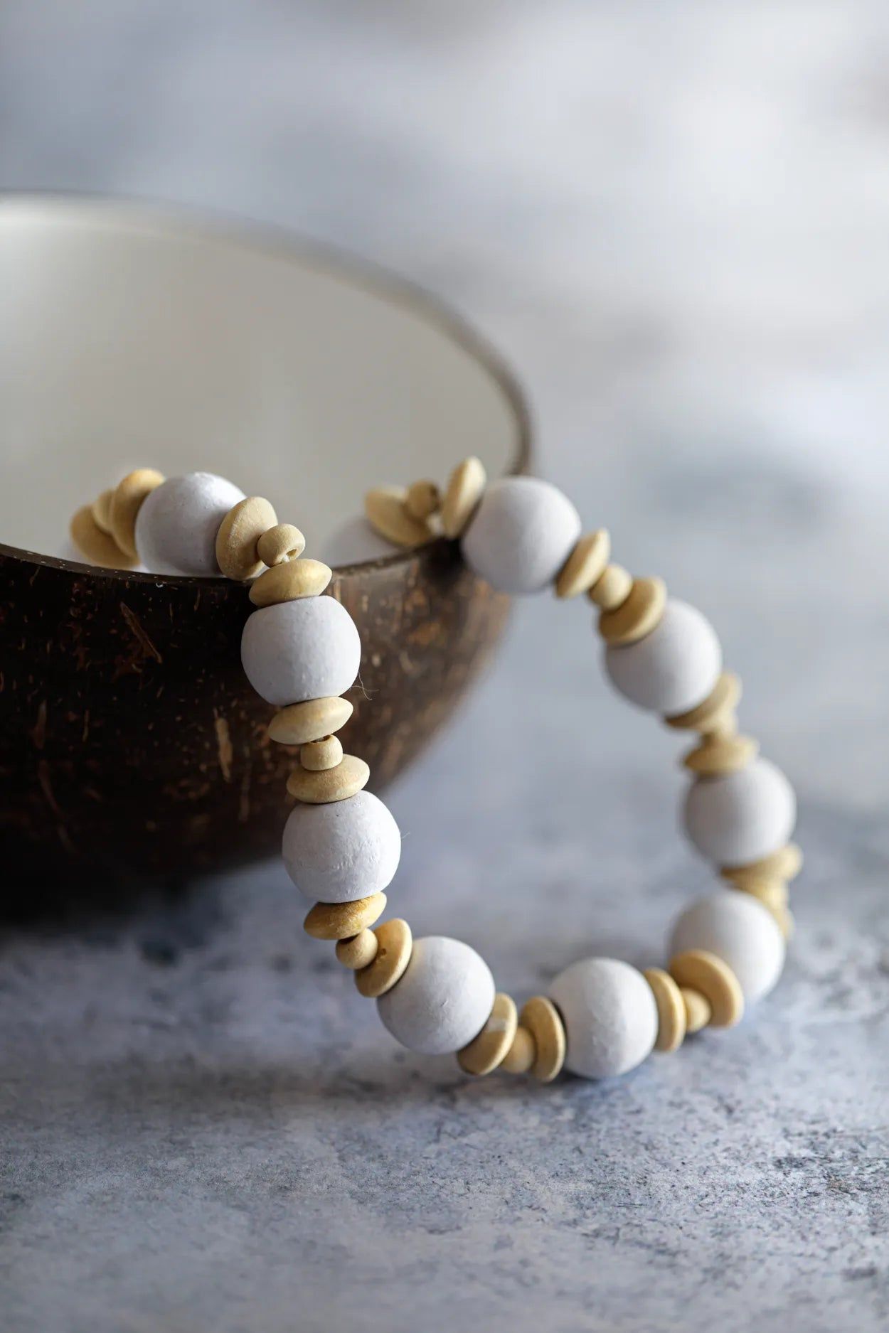 Bazarbizar-The Canggu Necklace - Natural White