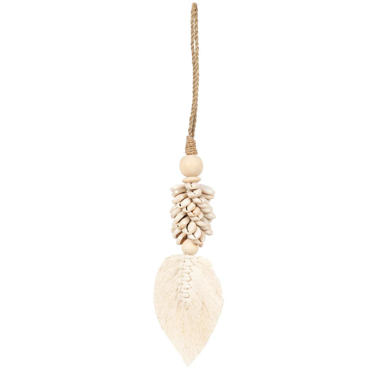 Bazarbizar-The Leaf & Shell Tassel - Natural