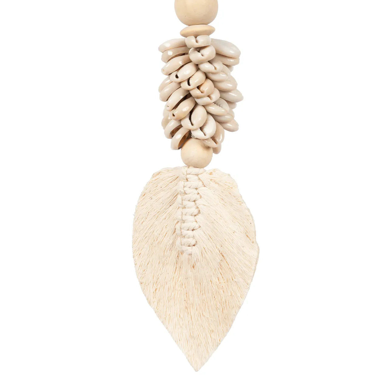 Bazarbizar-The Leaf & Shell Tassel - Natural