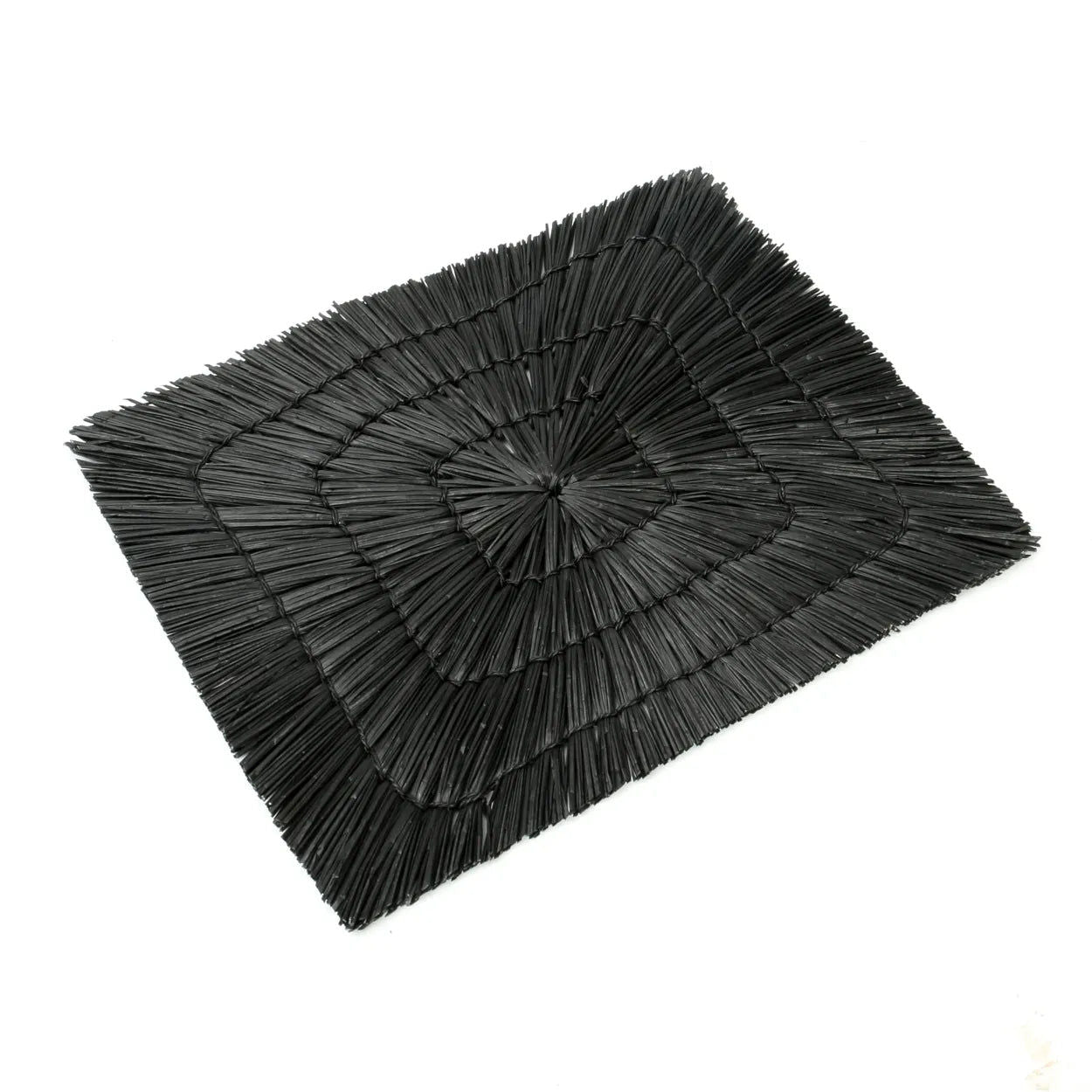 Bazarbizar- The Alang Alang Placemat - Rectangular - Black