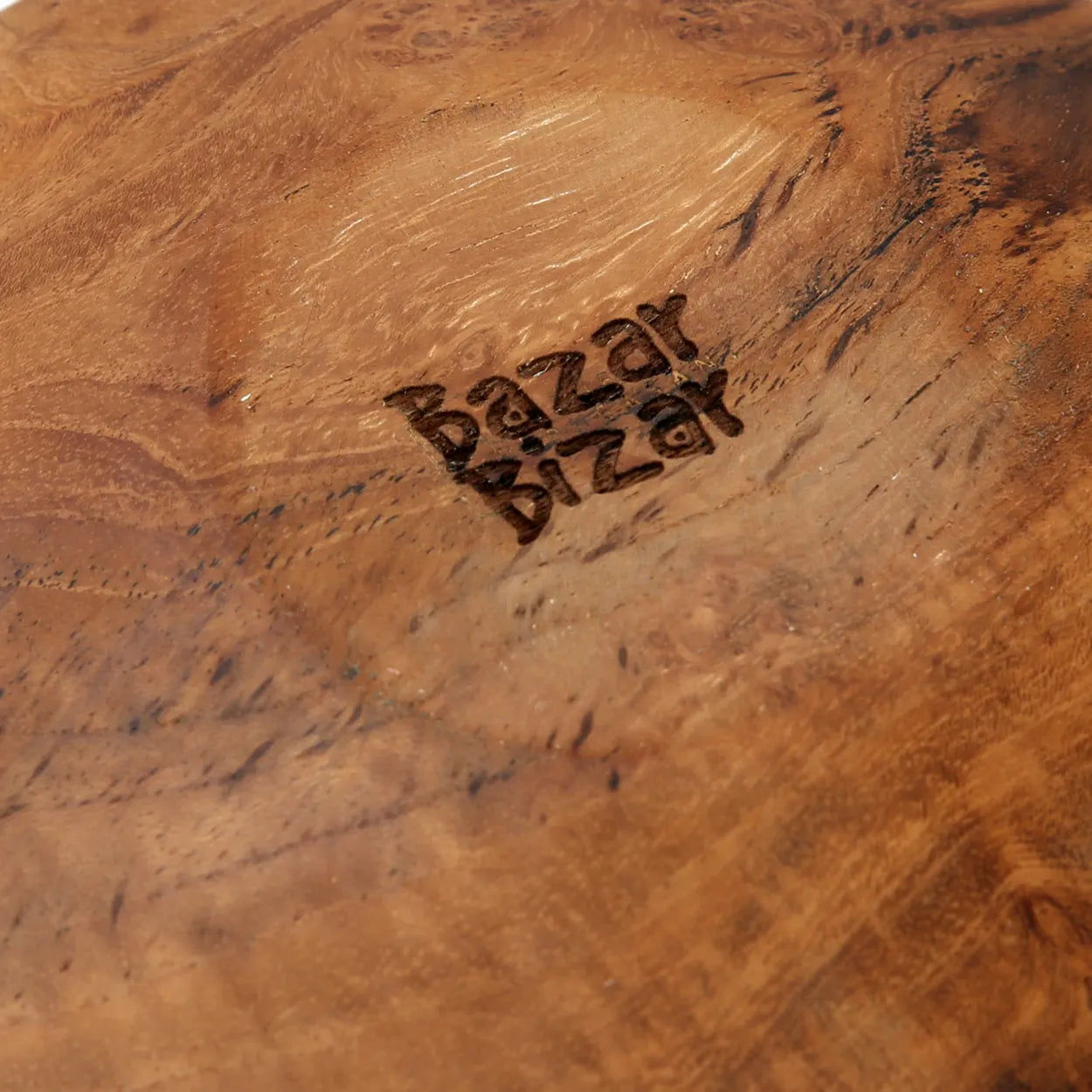 Bazarbizar-The Teak Root Round Plate - XL