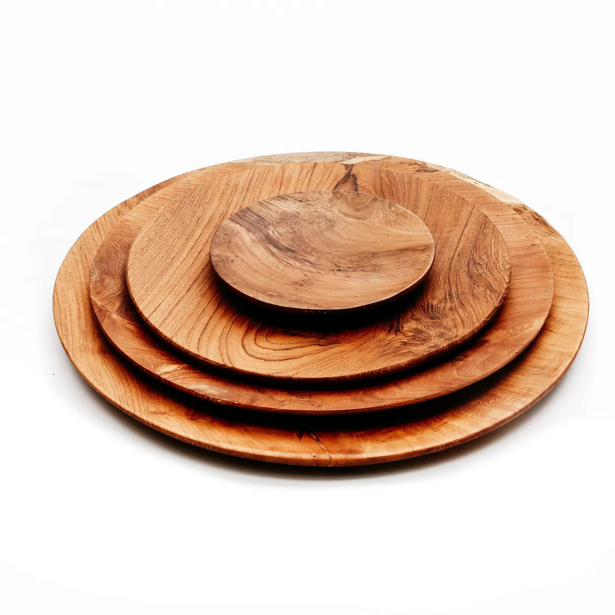 Bazarbizar-The Teak Root Round Plate - XL