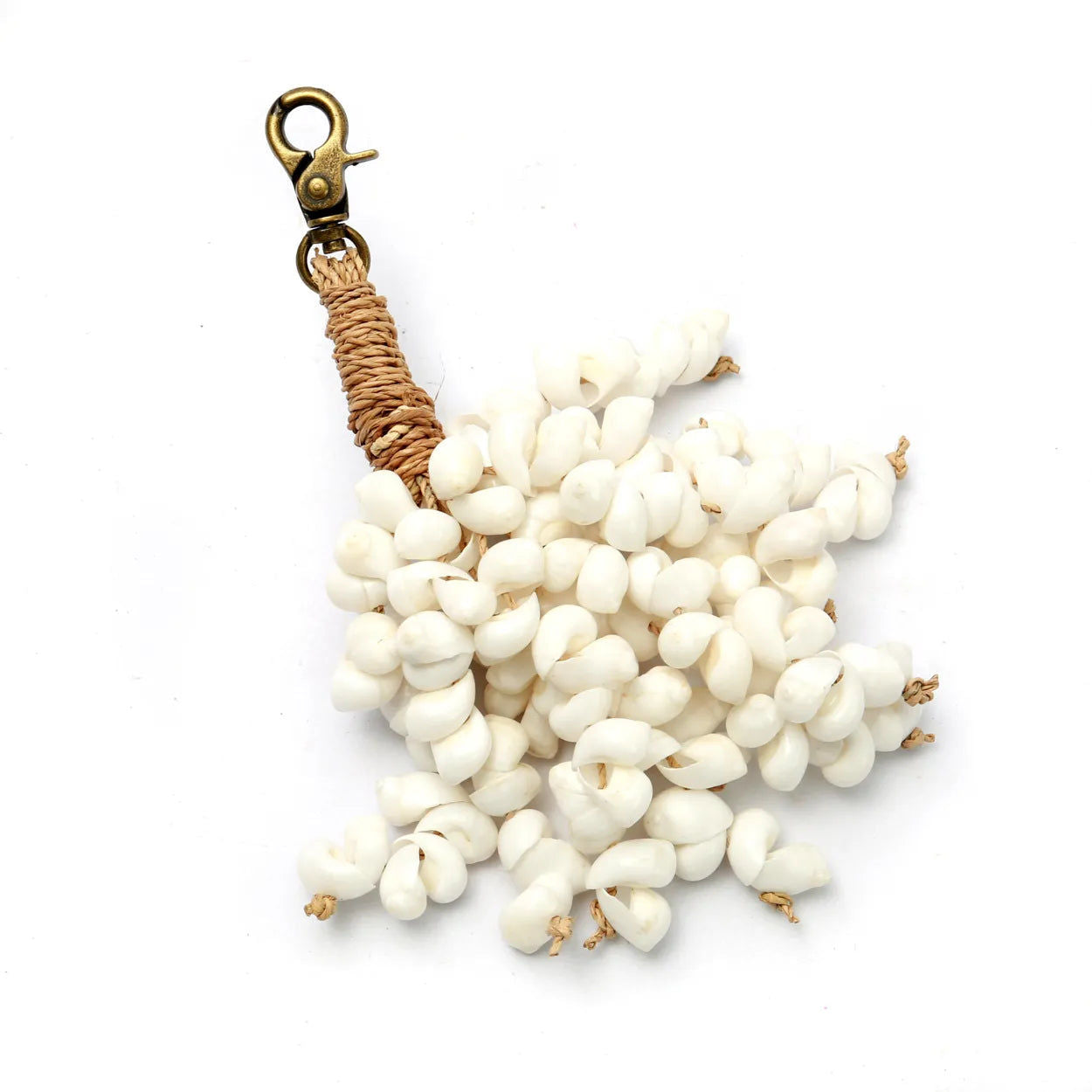 Bazarbizar-The Kai Shell Keychain - White