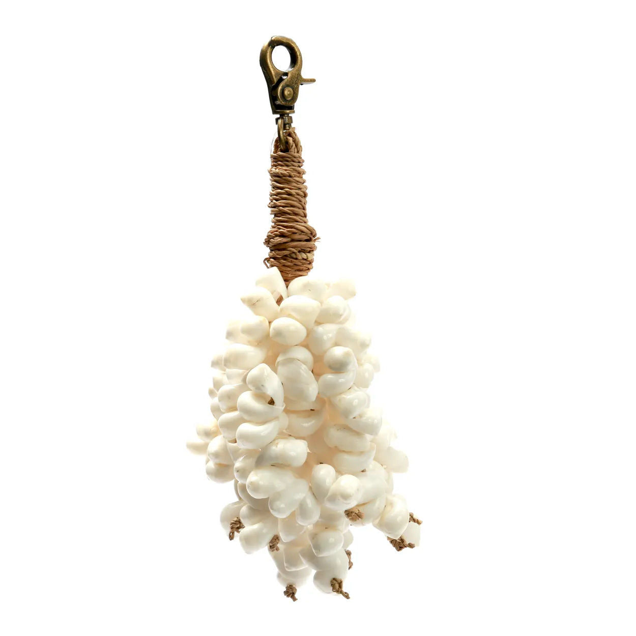 Bazarbizar-The Kai Shell Keychain - White