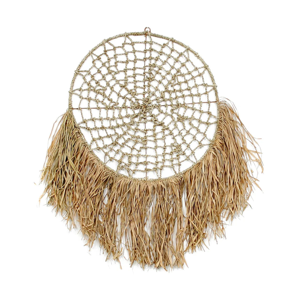 Bazarbizar-The Raffia Dreamcatcher - Natural