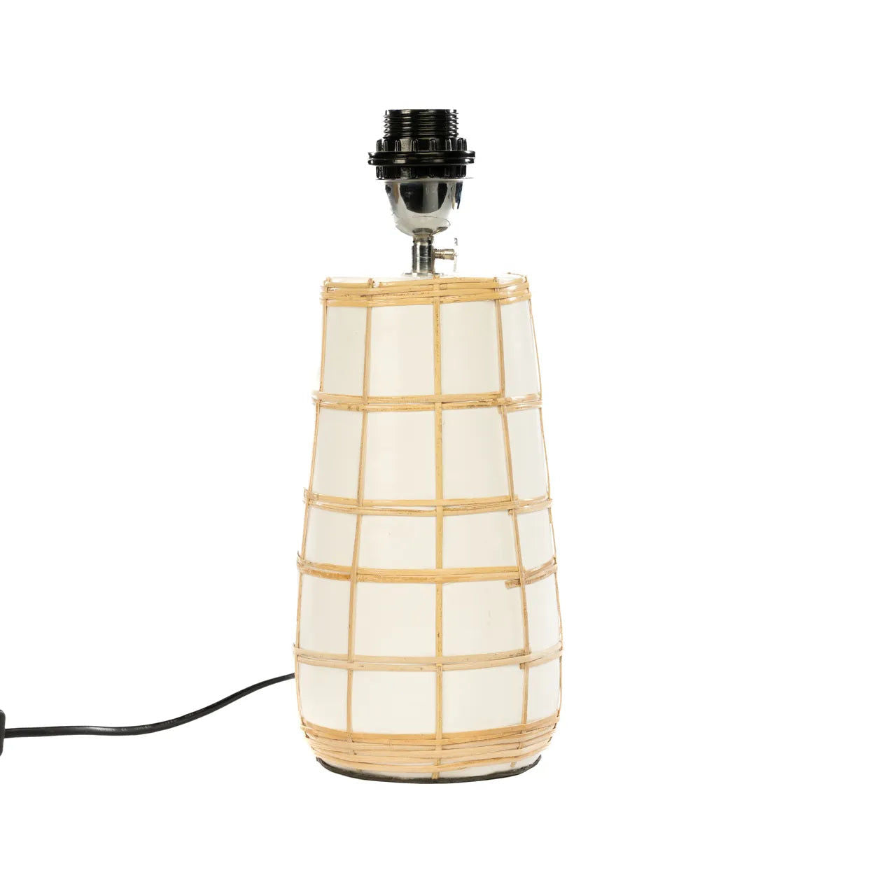 Bazarbizar-The Molokai Table Lamp - White Natural