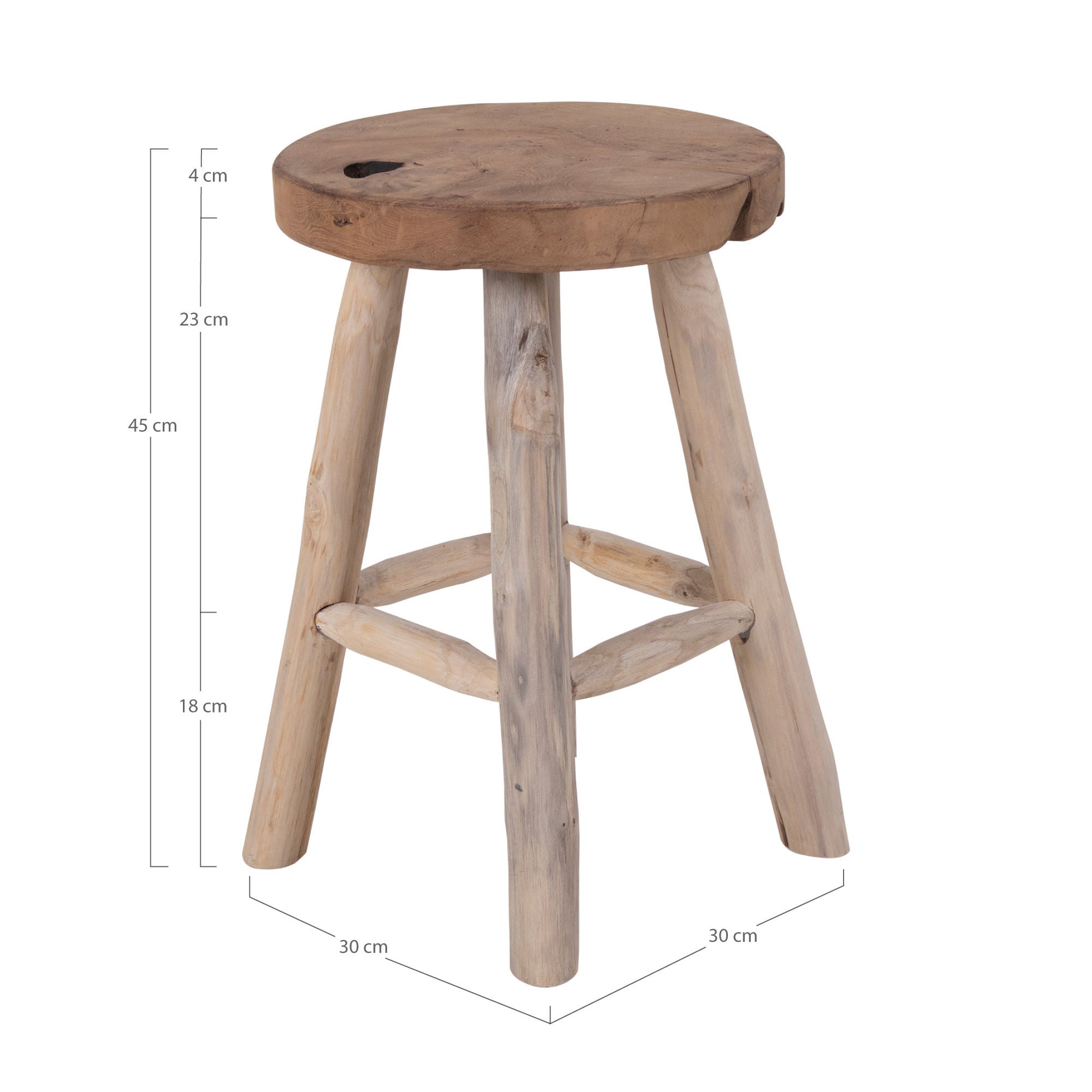 Badia Teak Stool