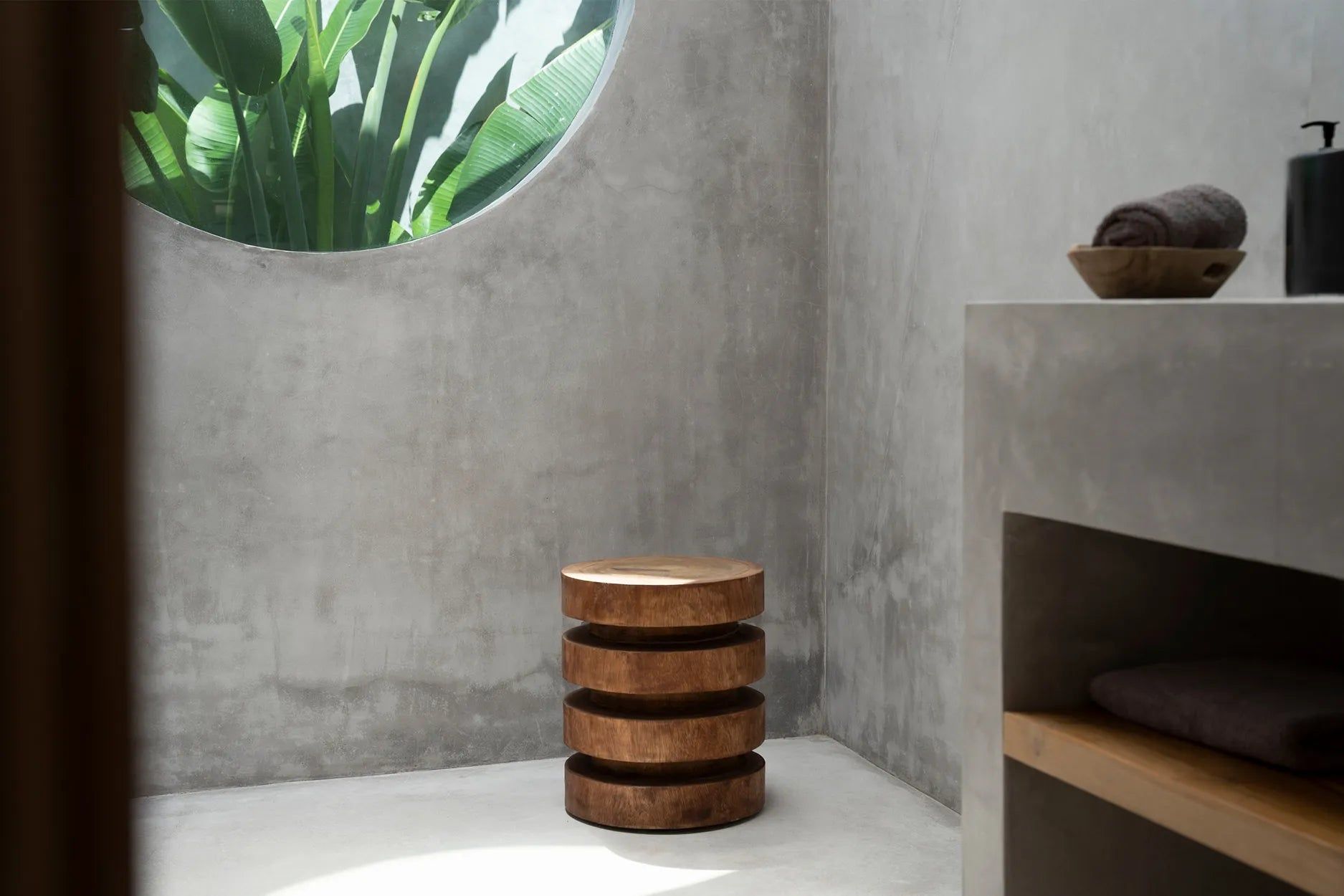 Bazarbizar-The Massaka Stool - Natural