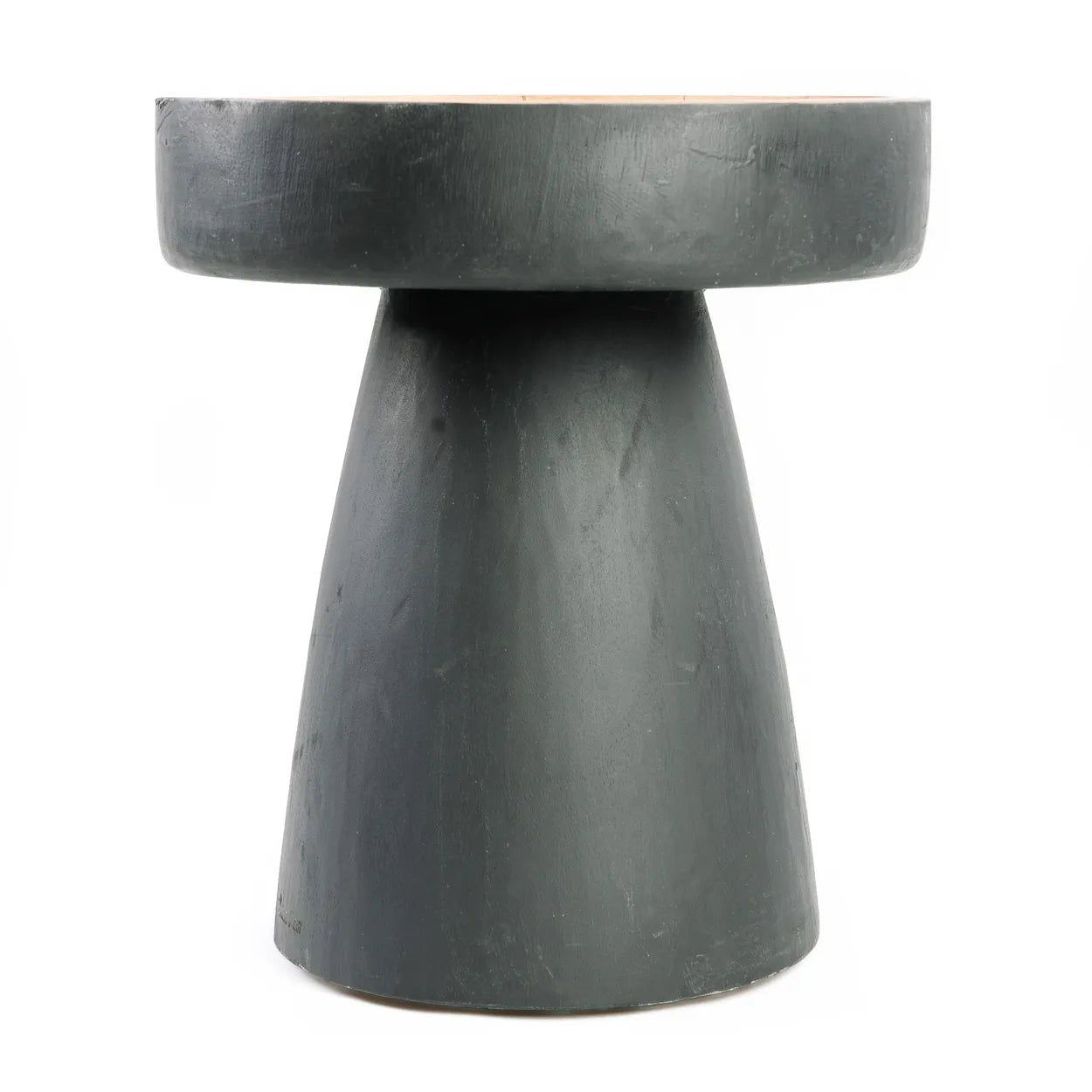 Bazarbizar-The Rayu Side Table - Black Natural