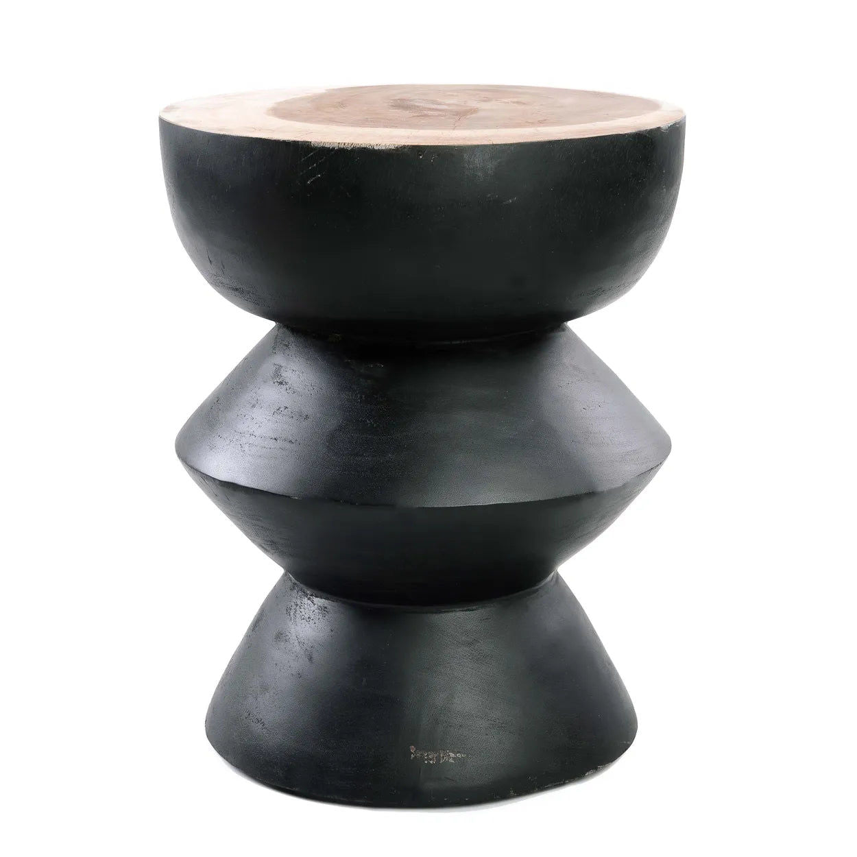 Bazarbizar-The Kulun Stool - Black Natural