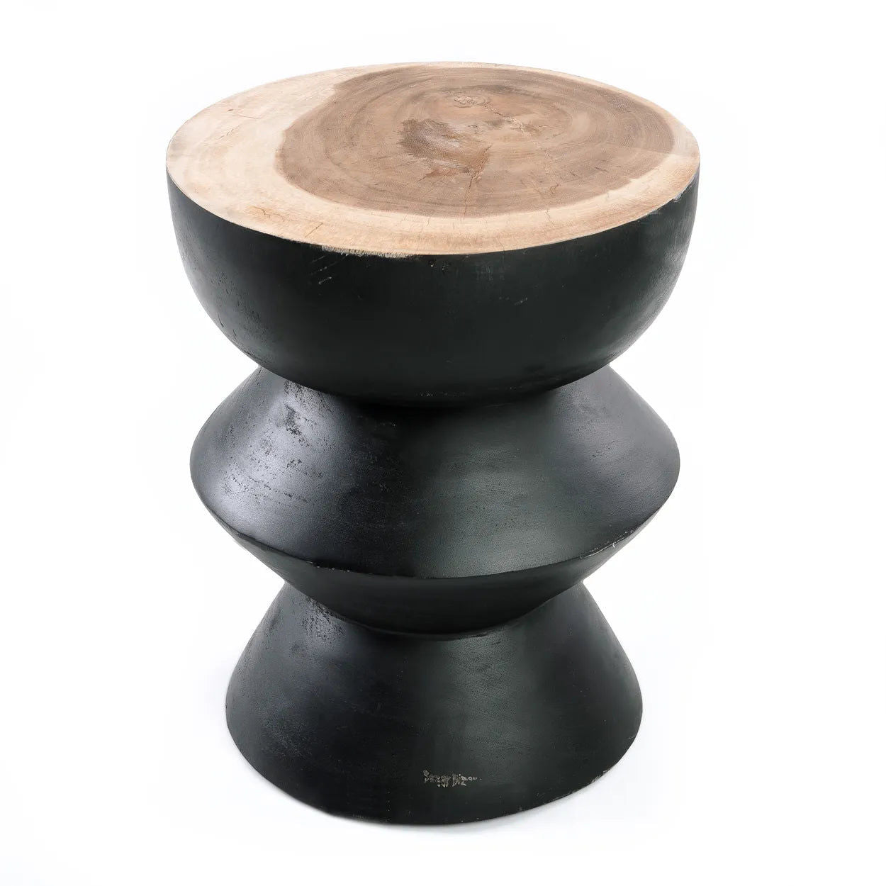 Bazarbizar-The Kulun Stool - Black Natural