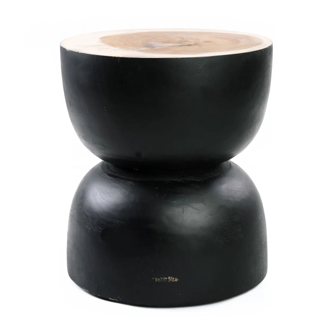 Bazarbizar-The Karbun Stool - Black Natural