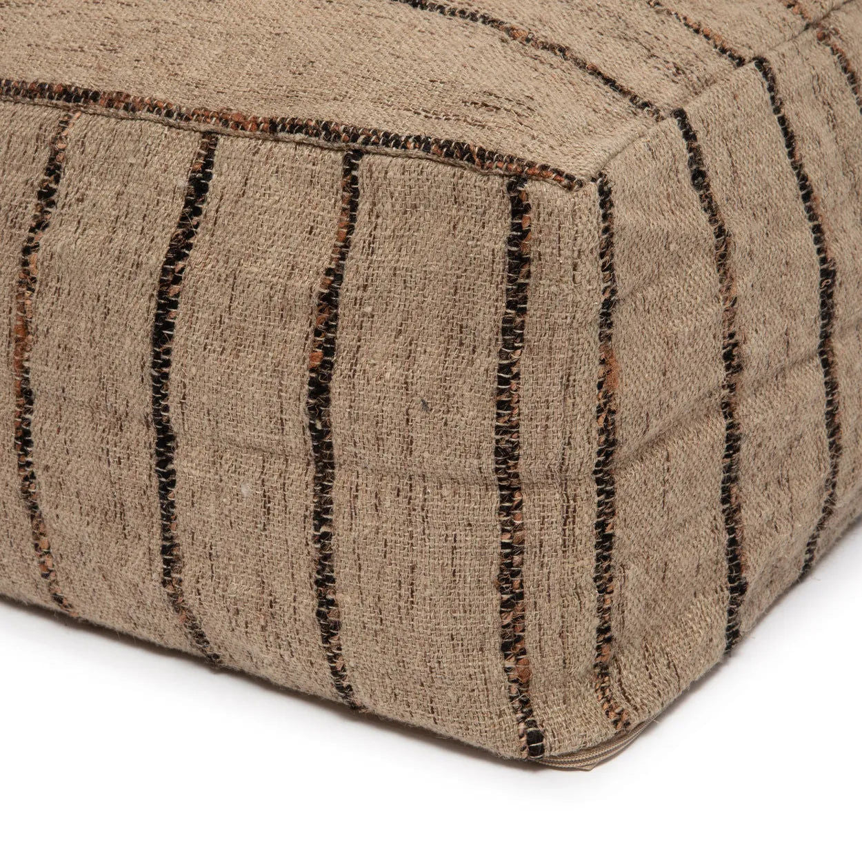 Bazarbizar-The Oh My Gee Pouffe - Beige Black