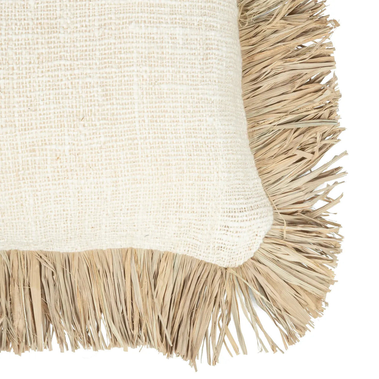 Bazarbizar-The Saint Tropez Cushion Cover - Natural White - 40x40