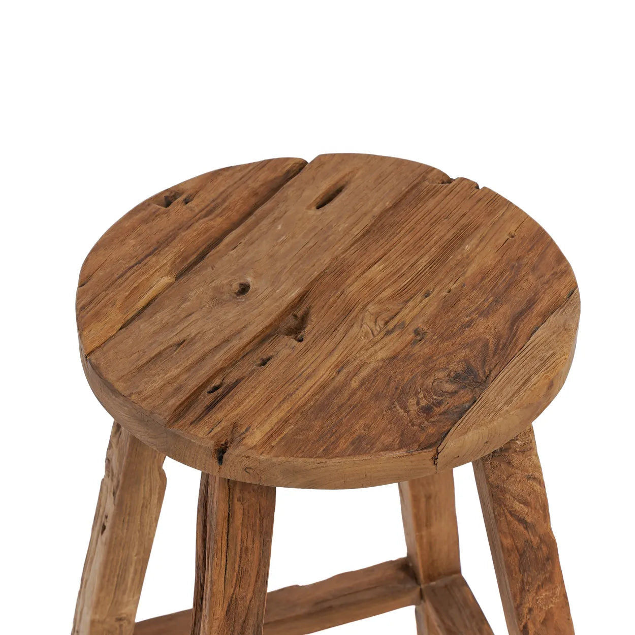 Bazarbizar-The Shibori Bar Stool - Natural