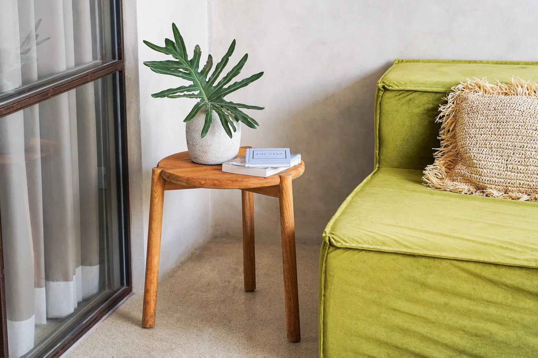 Bazarbizar-The Seseh Side Table - Natural