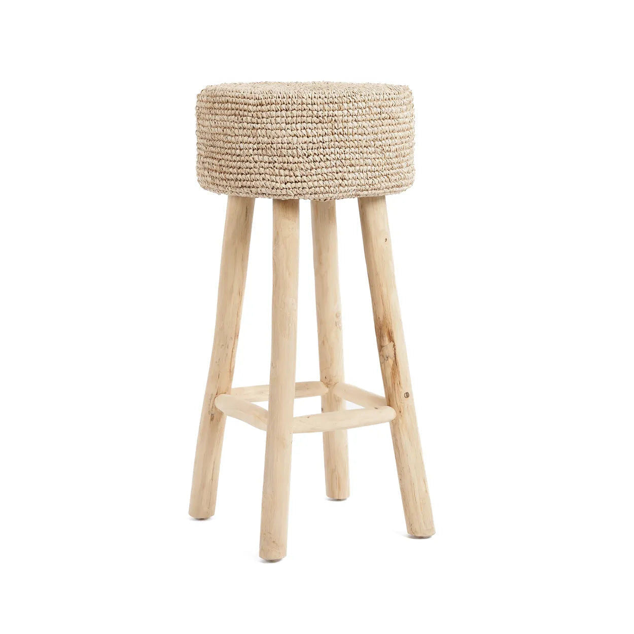 Bazarbizar-The Raffia Bar Stool