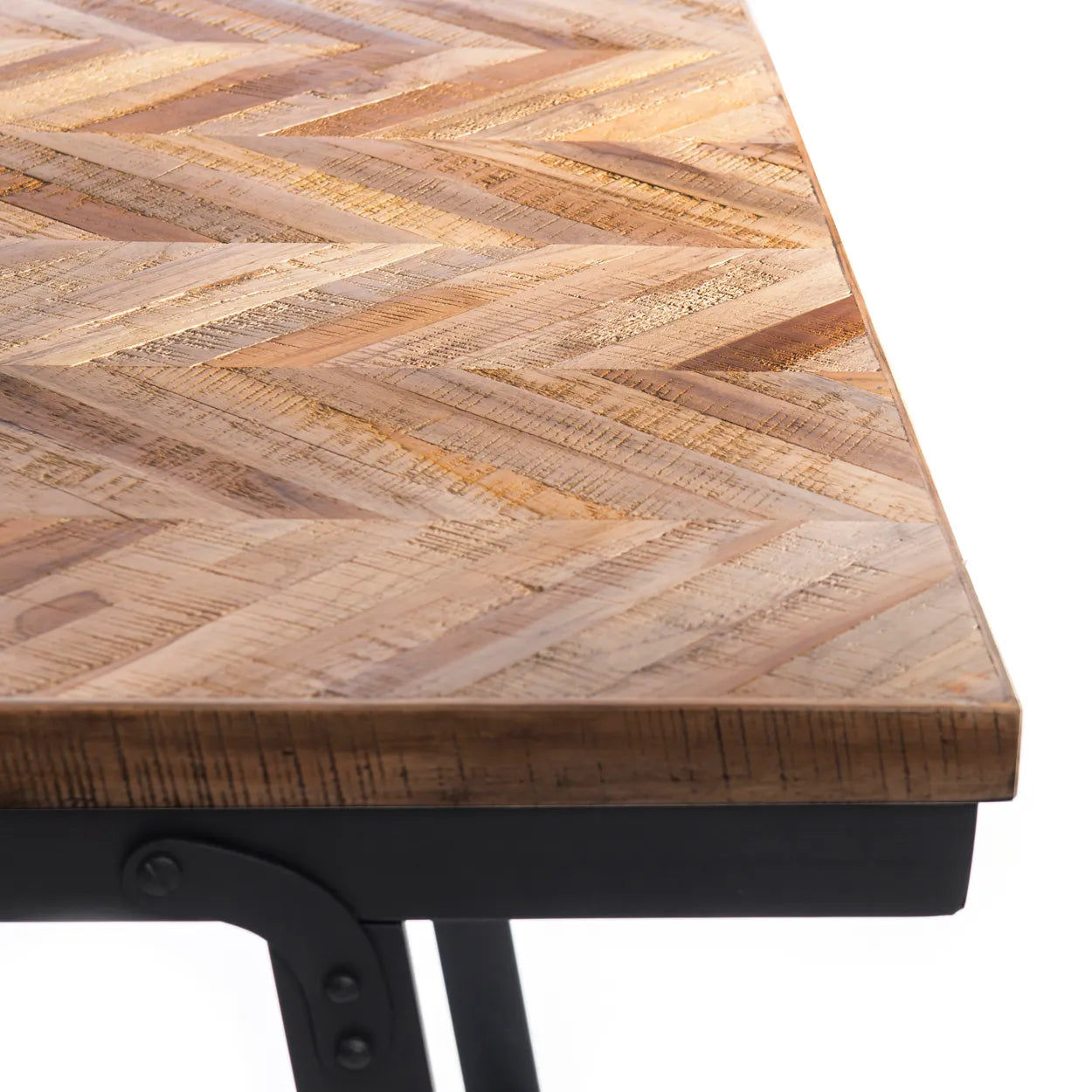 Bazarbizar- The Herringbone Market Table - Natural - 200cm