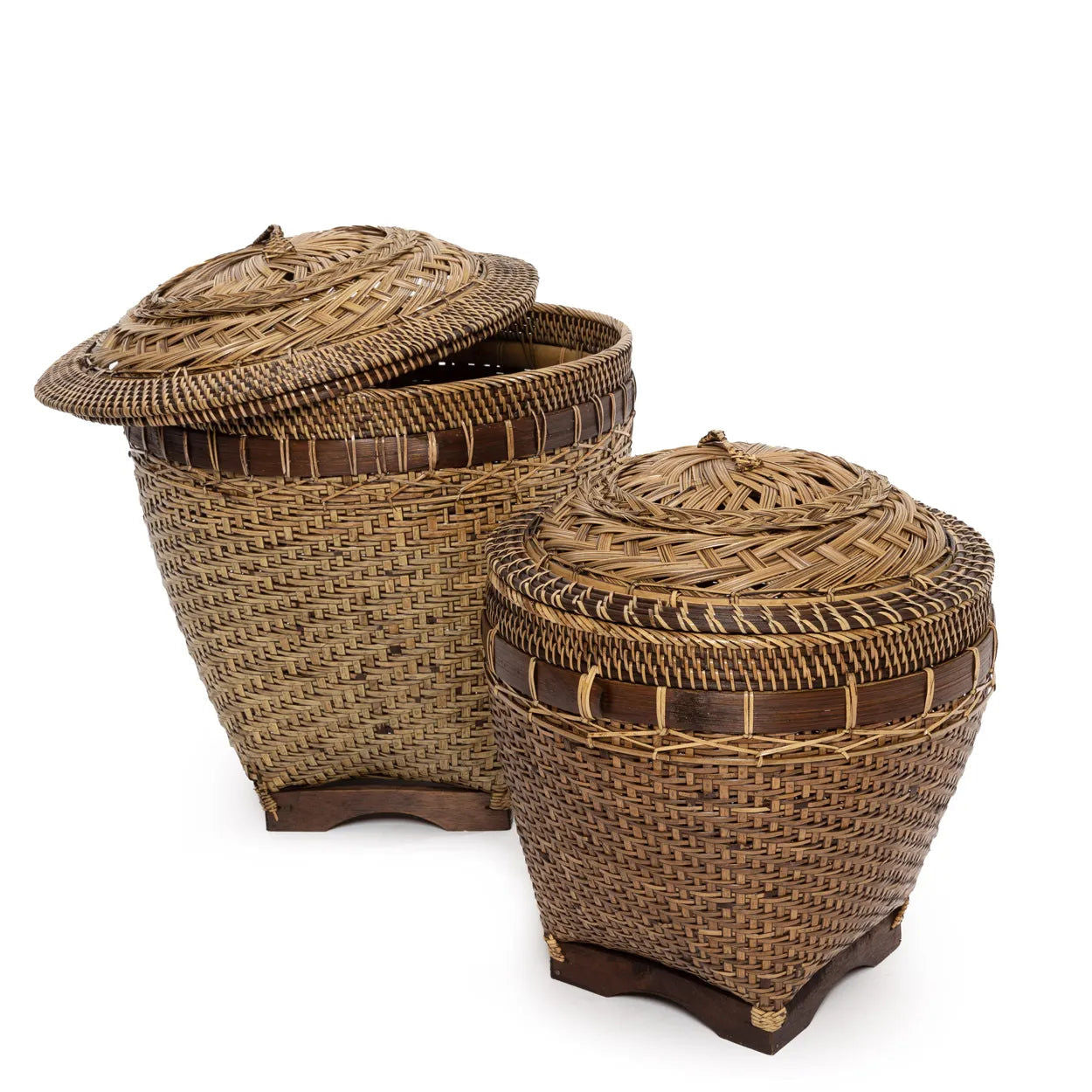 Bazarbizar-The Colonial Storage Basket - Natural Brown - M