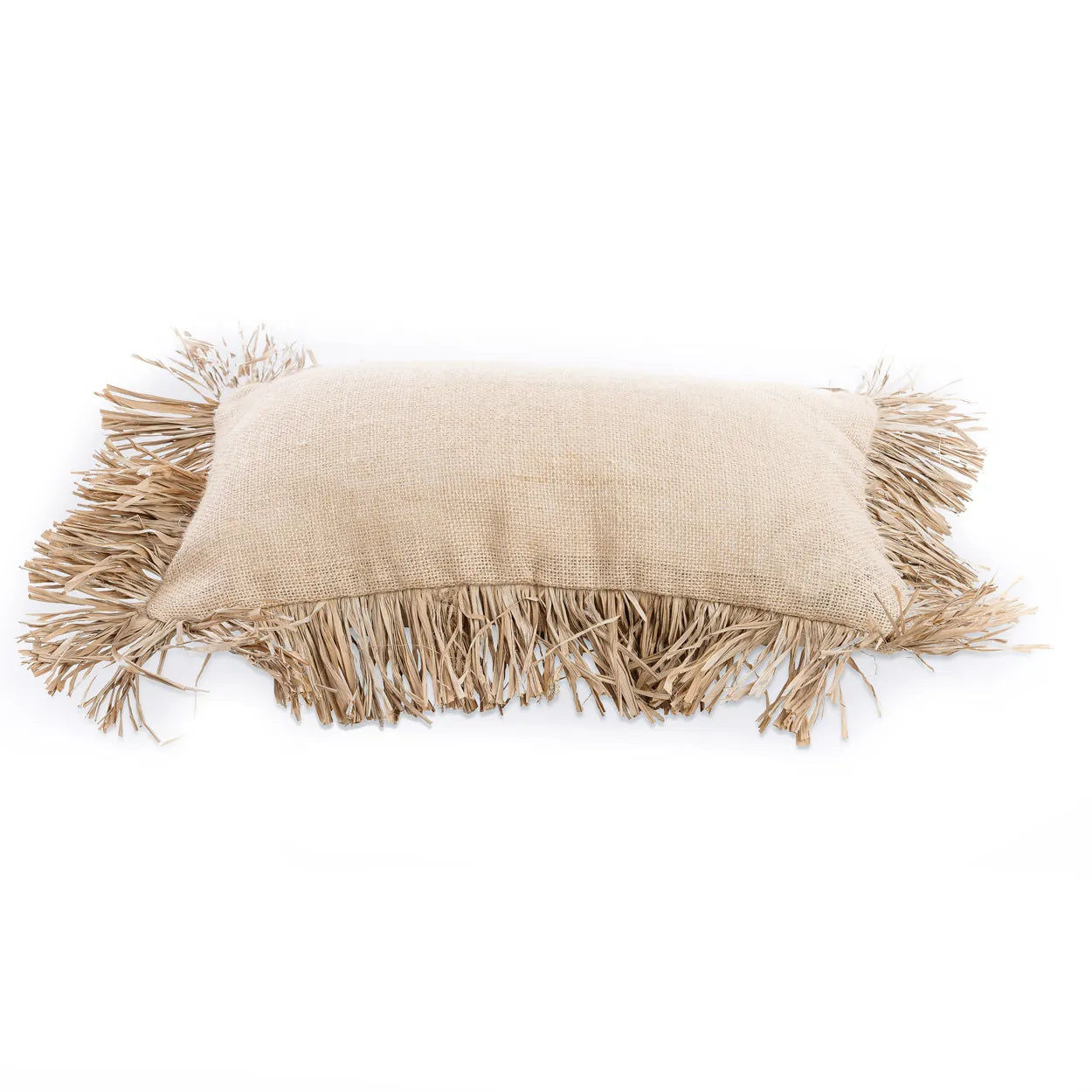 Bazarbizar-The Jute Bonita Cushion Cover - Natural - 30x50