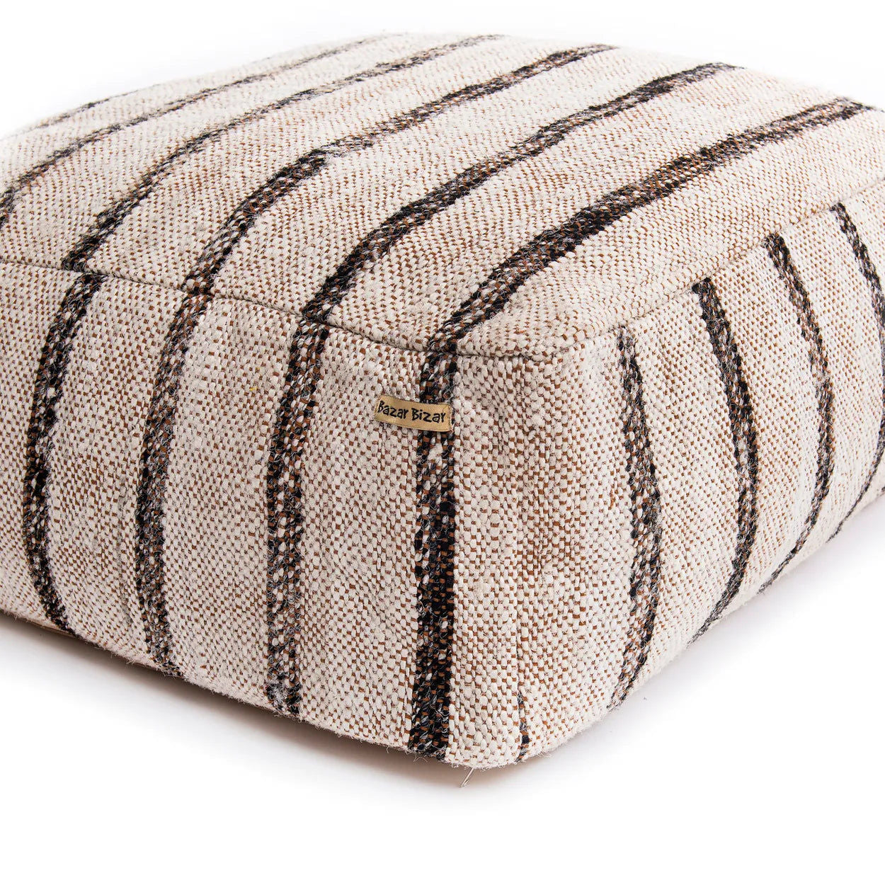 Bazarbizar-The Oh My Gee Pouffe - Bohemian White