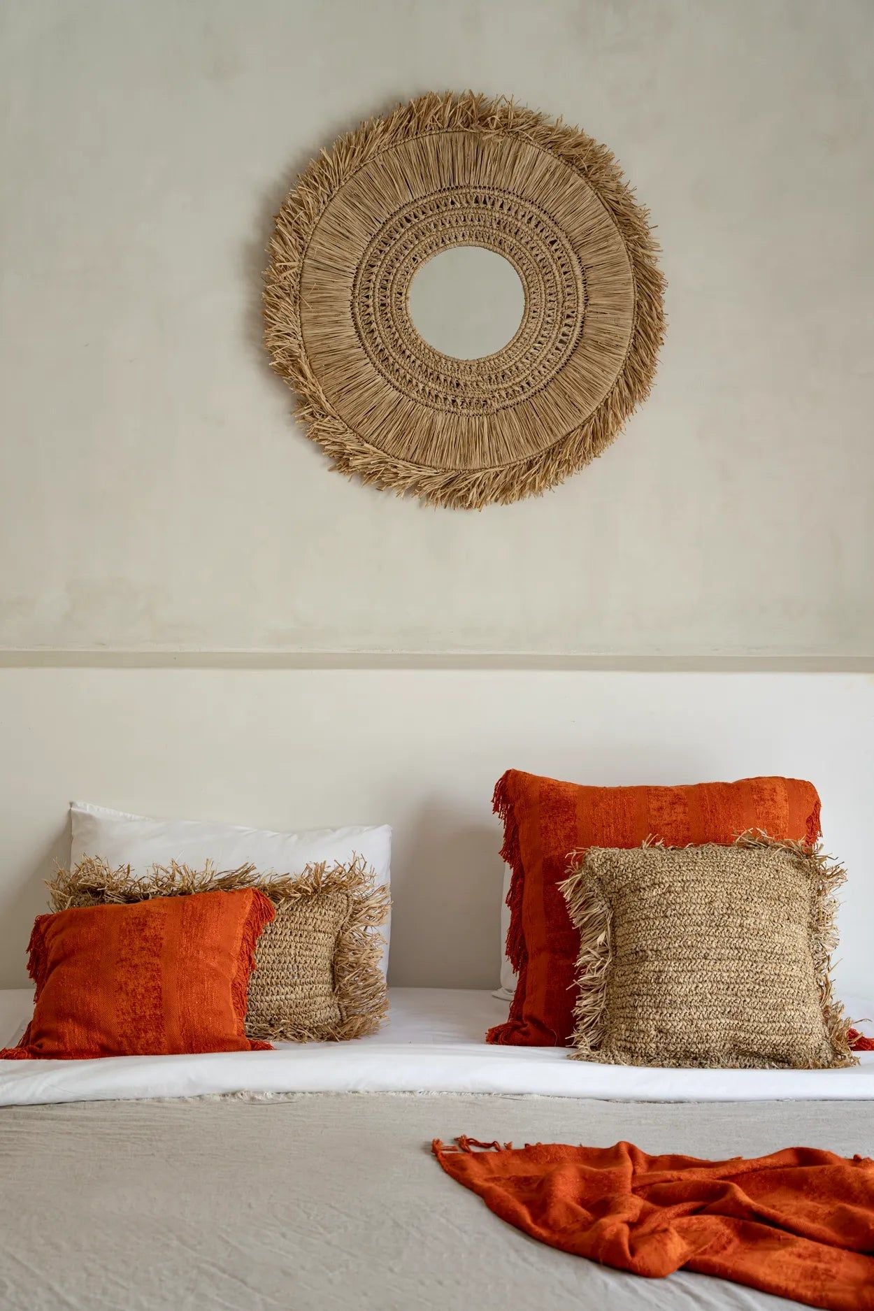 Bazarbizar-The Oh My Gee Cushion Cover - Rust Velvet - 40x40