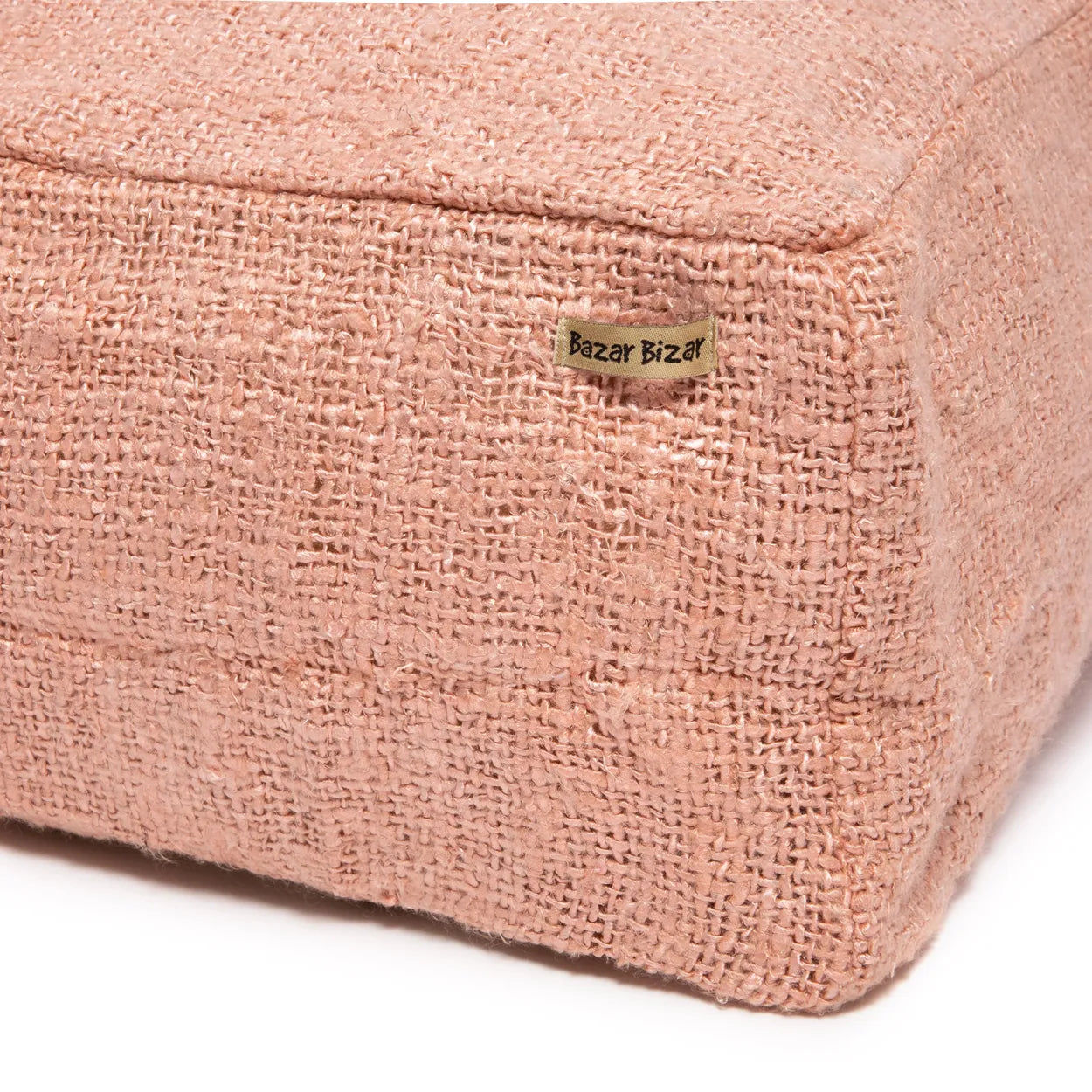 Bazarbizar-The Oh My Gee Pouffe - Salmon Pink