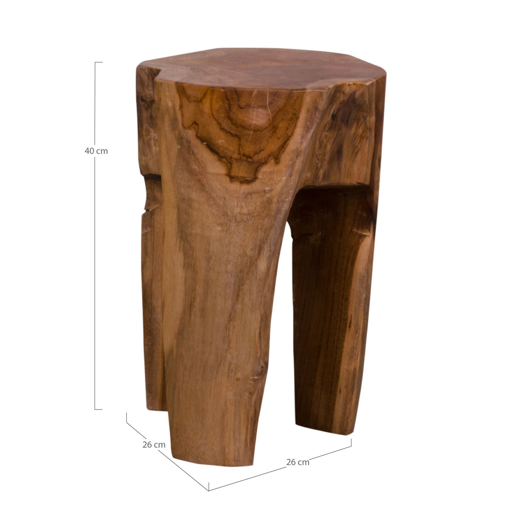 Rose Teak Stool